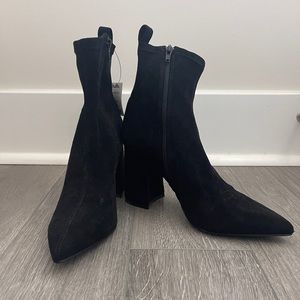 NEW! Steve Madden Black Sock Booties
